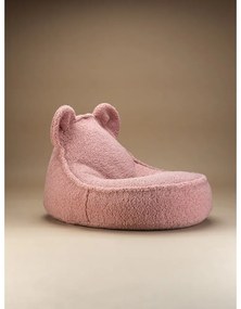 Розов детски пуф от букле Bear – Wigiwama