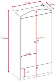 Гардероб Babydreams Cartoon-Roz-Teddy Bear