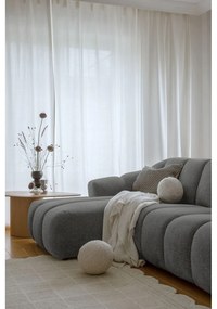 Сив ъглов диван (ляв ъгъл) Shell – Miuform