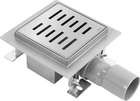 Линеен отводнител REA LINE Nickel Brush 12x12
