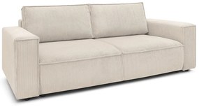 Бежов диван от велур 245 cm Nihad - Bobochic Paris