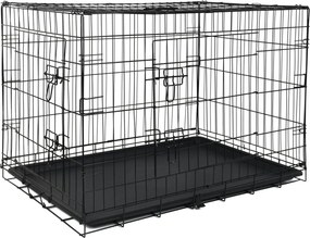 Транспортна клетка за куче, сгъваема, M - XXXL Dĺžka: 107 cm | Šírka: 70 cm