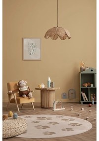 Бежов детски килим ø120 cm Paws Light Beige – FD