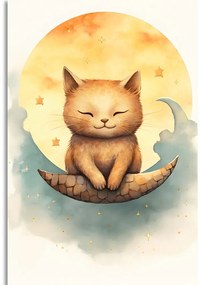 Картина на платно – Мечтателна котка