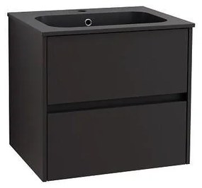 Конзолен PVC шкаф ICP 5955MB БЛЕЙК, Inter Ceramic, с умивалник, 59x45x55см