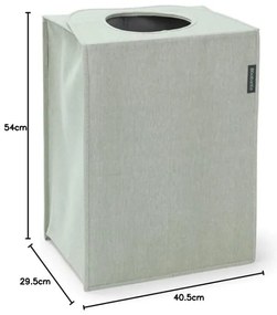Торба за пране Brabantia 1001095, 55 л, Твърдо и отделящо се дъно, Магнитни дръжки, Зелен