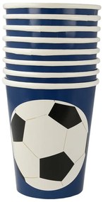 Хартиени чаши за еднократна употреба в комплект 8 бр. Soccer – Meri Meri