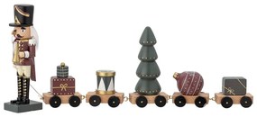 Дървен свещник с коледен мотив Vadim – Bloomingville