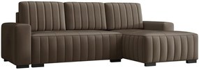Ъглов диван Hugo-Brown-Right