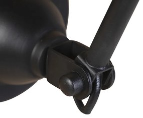 Интелигентен стенен аплик черен регулируем с Wi-Fi A60 - Wye