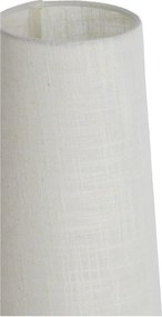 Кремава метална настолна лампа с текстилен абажур (височина 42 cm) Howie – Light &amp; Living