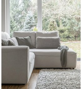 Кремав ъглов разтегателен диван (променлив) Homely Tommy - Miuform