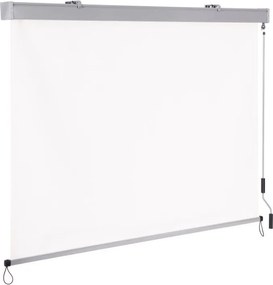 Вертикална тента за балкон 171 x 240 cm - засенчваща ролетна щора за балкон и тераса, бежова