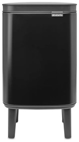 Матово черно стоманено кошче за боклук 4 l Bo Hi – Brabantia