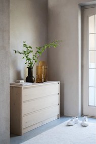 Скрин от декор от дъб в светло естествен цвят 110x70x45 cm Melstone – Rowico