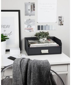 Картонен органайзер за докумнети с чекмедже Walter – Bigso Box of Sweden