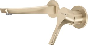 Смесител за мивка за вграждане REA Maxim Brush Gold + BOX