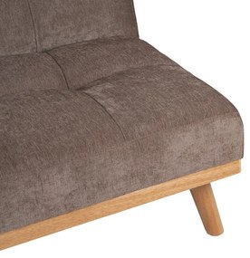 Кафяв шенилов разтегателен диван 178 cm – Ixia