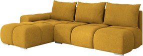 Ъглов диван Bestii-Горчица-Ляв