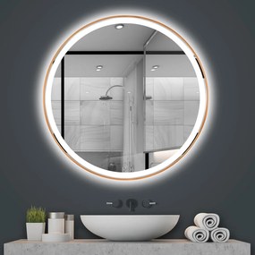 Огледало LED 100cm MMJ BRUSH COPPER