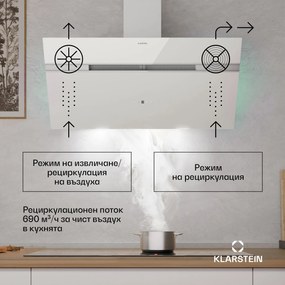Klarstein Alina Абсорбатор, 90 см, 690 м³/ч, Тих, ЕЕО A