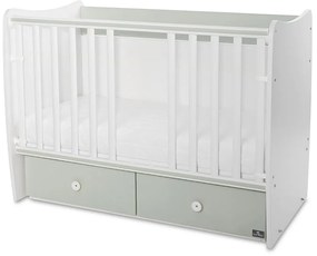 LORELLI Classic Легло 60/120см. MATRIX БЯЛО/ MILKY GREEN