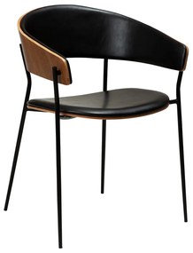 Черен фотьойл от изкуствена кожа Crib - DAN-FORM Denmark