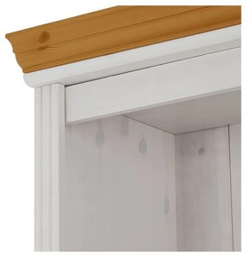 Бяла витрина от масивен бор 74x223 cm Anita – Støraa