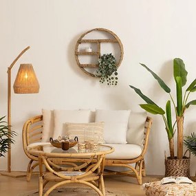 Рафт за стена atmosphera Aria, Морска трева, Ø58 см