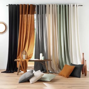 Кафяво перде 135x260 cm Twily – douceur d'intérieur