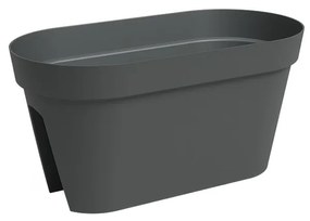 Сандък за цветя за парапети от рециклирана пластмаса 60 cm Capri – Artevasi