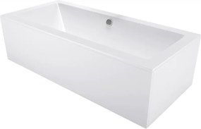 Mexen Cube правоъгълна вана 180 x 80 см с облицовка, бяла - 55051808000X