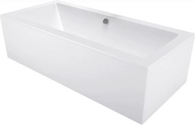 Mexen Cube правоъгълна вана 180 x 80 см с облицовка, бяла - 55051808000X