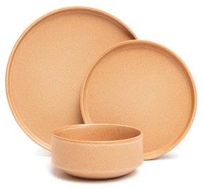 Керамичен тухленооранжев комплект от 12 части Malia - Bonami Selection