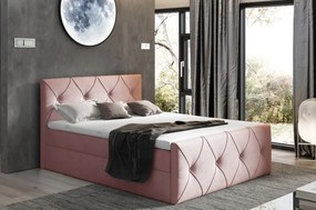 Тапицирано легло Crystal lux-Roz-200 x 200