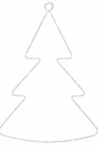 Бяла висяща коледна светлинна украса Liva – Sirius