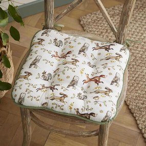 Памучна възглавница за стол 36x34 cm Forest Fable – Cooksmart ®