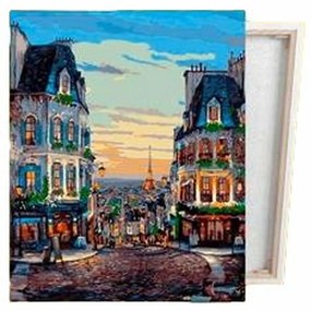 Painting by Numbers Set Alex Bog Quartier Montmatre Paris 40 x 50 cm