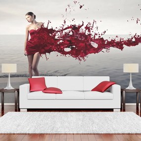 тапети - Червена красавица 400x309