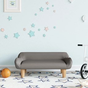 3196347 vidaXL Детски диван, таупе, 70x40x24 см, текстил
