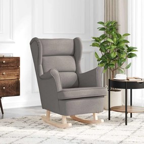 4016925 vidaXL Люлеещ се стол Taupe 74x90x102 cm Fabric