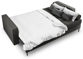 Тъмно сив разтегателен диван Santo - Milo Casa