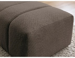 Кафява табуретка от прежда с примки от букле Annecy – Bobochic Paris