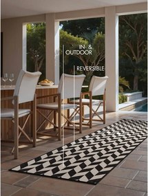 Черна/кремава пътека за открито и закрито 80x200 cm Haringey Terrick – Ted Baker