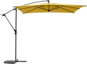 Градински чадър със странична стойка Hesperide Manoa, 2.5x2.5 m - Горчица