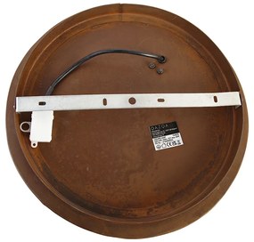 Индустриален таванен аплик ръждиво кафяв 35 см - Barril