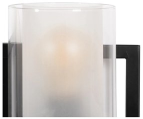 Черно-бяла стенна лампа – Ixia