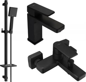 Mexen Mino DQ45 комплект за вана, черен - 72403DQ45-70