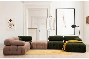 Тъмнозелен модул за диван (централна част) Bubble – Artie