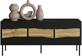 ТВ шкаф Inserto 150 3D-Черно